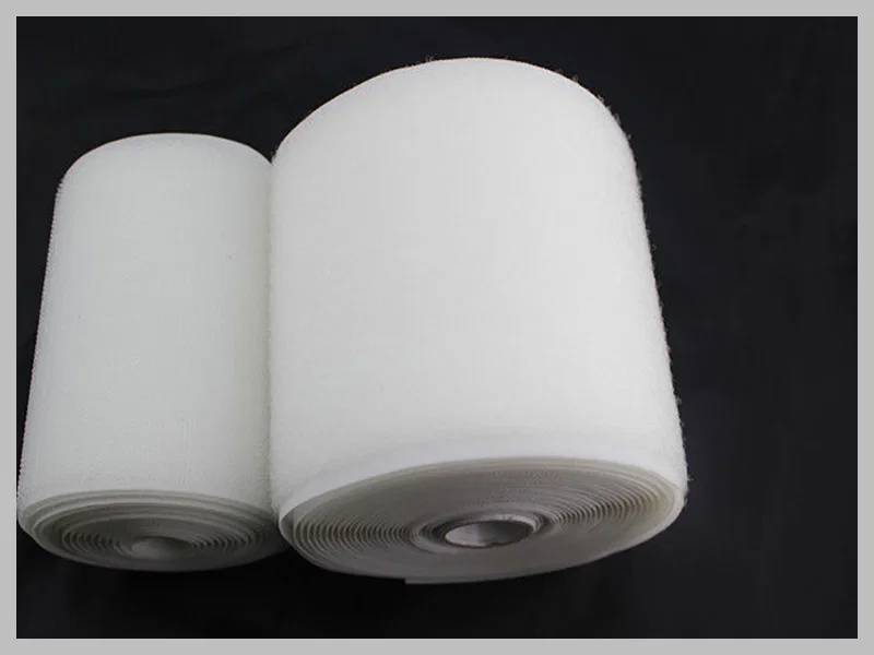 White Nylon Hook And Loop velcro invention date Waterproof Hook And Loop Fastening Tape SGS Certificates