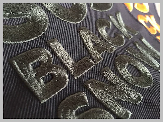 3D Raised Logo Woven Custom Embroidered Patches Sew On Cloth Badges