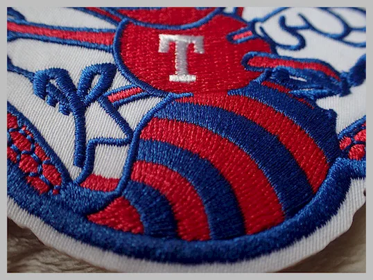 3D Washable Custom Embroidery Heat Transfer Patch For Ski-Wear