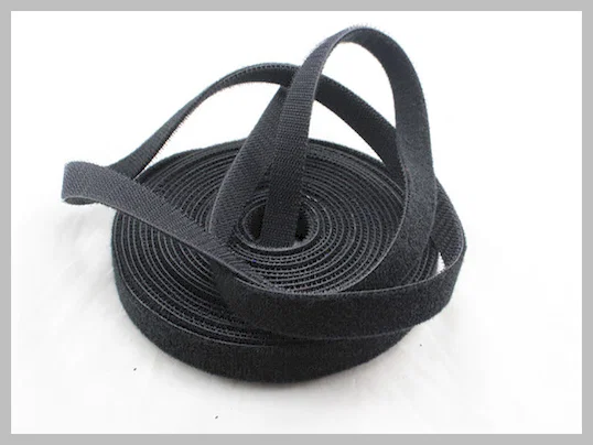 Black Double Sided Hook And Loop Majic Super Sticky Back To Back Hook Loop Fasteners
