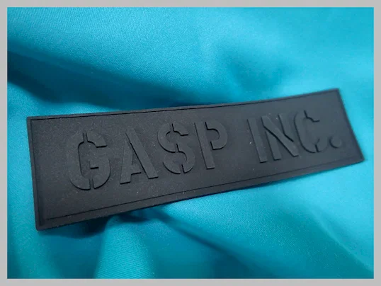 Customized 3d Logo Soft Heat Silicone Rubber Heat Transfer Clothing Label For Bag