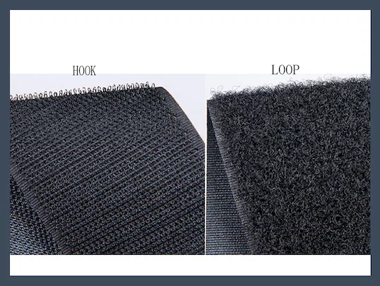 Handbag products blended hook and loop
