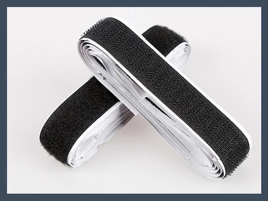 High quality double-side glue hook and loop,blending