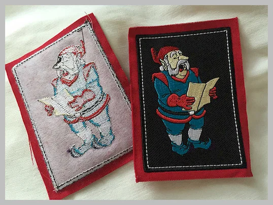 Latest Handwork Cartoon Patten Custom Embroidered Patches For Clothing
