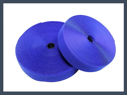 Made in china nylon polyester blended hook and loop,colours