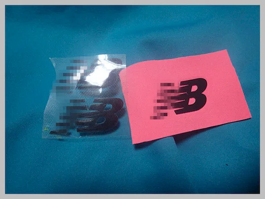 Plastic Full Color Offset Heat Transfer Patches For Hat / Iron On Jacket Patches