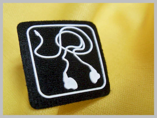 Small Mini Custom Embossed 3D Rubber Badge Silicon Patch for Shoes