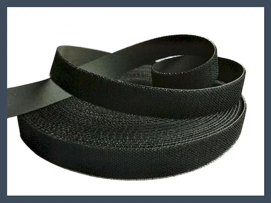 Sporting goods un-napped loop hook and loop