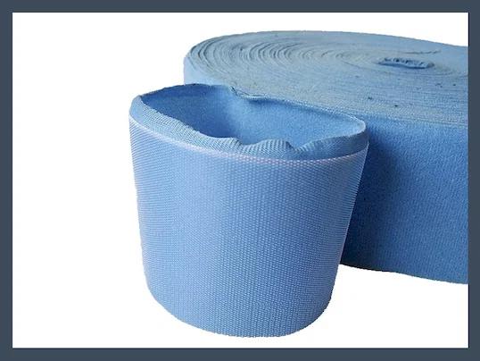 Supply china products 100mm back to back hook and loop cable tie,sky blue