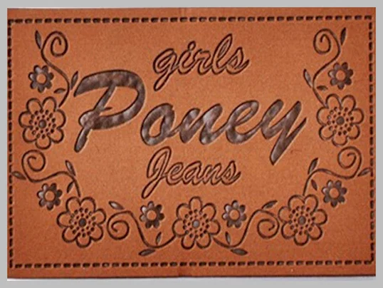 Washable Custom Clothing Patches Pvc Clothing Labels Shoes Bags Application