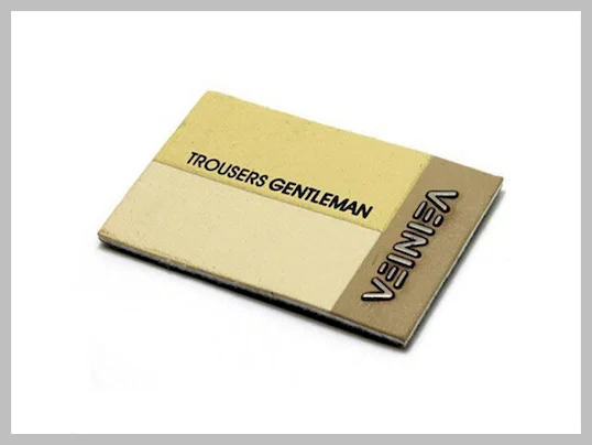 Washable Custom Clothing Patches Pvc Clothing Labels Shoes Bags Application