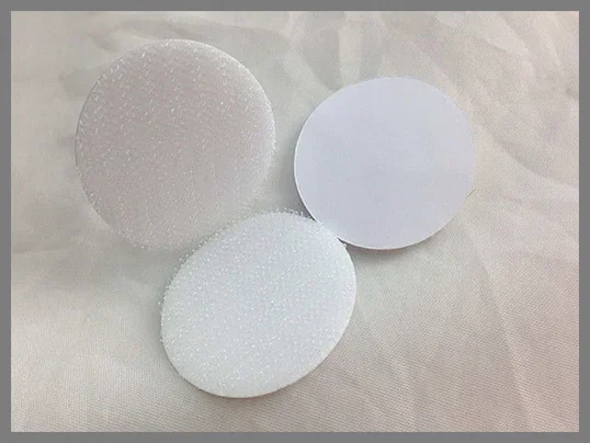 Woven Nylon Hook And Loop Coins Die Cut Adhesive Backed Hook Loop Dots Or Circles