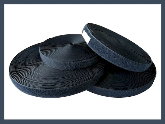 hot selling wholesale 70%nylon 30%polyester blended hook and loop,black and white